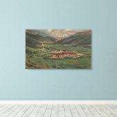 Toile Sun Valley, IDView de Sun Valley Lodge (Insitu (Plancher de Bois))