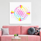 Toile Sunbird Flower of Life (Insitu(Salon))