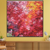 Toile Sunfire Bloom Art Texturé Abstrait (Insitu(Salon))