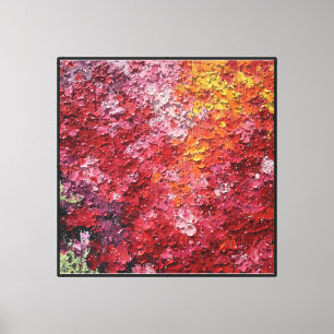 Toile Sunfire Bloom Art Texturé Abstrait