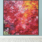 Toile Sunfire Bloom Art Texturé Abstrait (Insitu (Plancher de Bois))