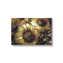 "Sunflower Gold" [design 2] 18" x 12" 