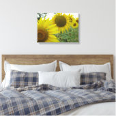 Toile Sunflower Photo simple (Insitu(Chambre))