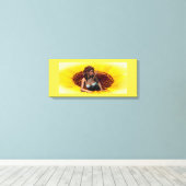 Toile Sunflower Princess (Insitu (Plancher de Bois))