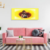 Toile Sunflower Princess (Insitu(Salon))