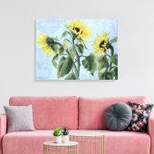 Toile Sunflowers 1996 (Insitu(Salon))