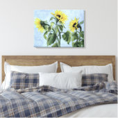 Toile Sunflowers 1996 (Insitu(Chambre))