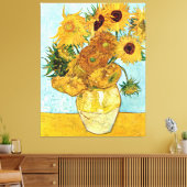 Toile Sunflowers - Vincent Willem van Gogh (Insitu(Salon))
