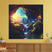 Toile Sunlight Cavern Flower Beauty 3 (Insitu(Salon))