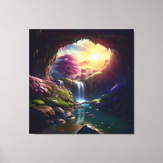 Toile Sunlight Cavern Flower Beauty 4 (Recto)