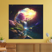 Toile Sunlight Cavern Flower Beauty 4 (Insitu(Salon))