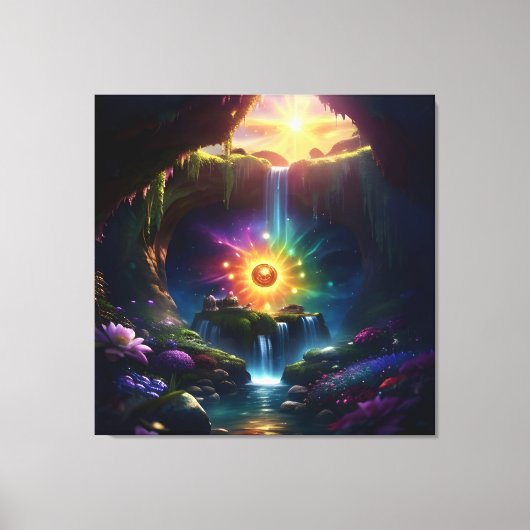 Toile Sunlight Cavern Flower Beauty 5 (Recto)