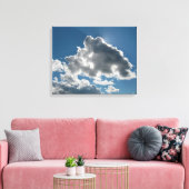Toile Sunlit Clouds Under Open Sky (Insitu(Salon))