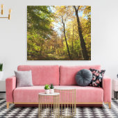 Toile Sunlit Fall Forest II Automne Paysage Photographie (Insitu(Salon))