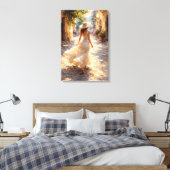 Toile Sunlit Stroll: Impasto Style (Insitu(Chambre))