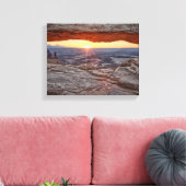 Toile Sunrise at Mesa Arch, parc national canyonien (Insitu(Salon))