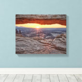Toile Sunrise at Mesa Arch, parc national canyonien (Insitu (Plancher de Bois))