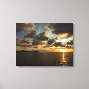 Toile Sunrise aux îles Virgin