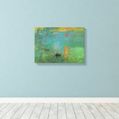 Toile Sunrise par Claude Monet (Insitu (Plancher de Bois))