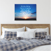 Toile Sunrise Today Est Un Don Inspirationnel Citation (Insitu(Chambre))