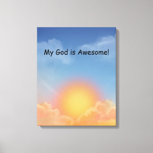 Toile Sunrise Wall Art (Recto)