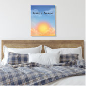 Toile Sunrise Wall Art (Insitu(Chambre))
