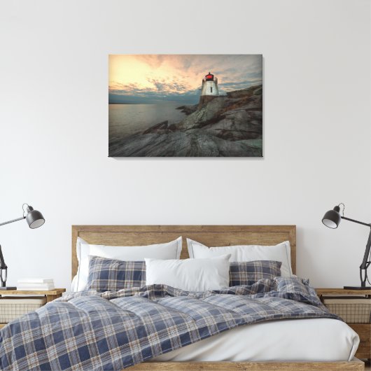 Toile Sunset at Castle Hill Lighthouse (Insitu(Chambre))