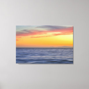 Toile Sunset Beach Ocean Wall Art Abstrait