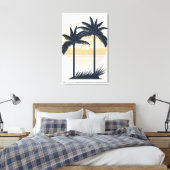 Toile Sunset Beach View Wall Art (Insitu(Chambre))