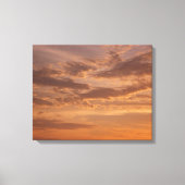 Toile Sunset Clouds II Pastel Nature Abstraite (Recto)