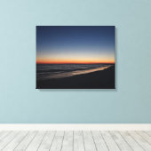 Toile Sunset de la plage de Siesta Key (Insitu (Plancher de Bois))