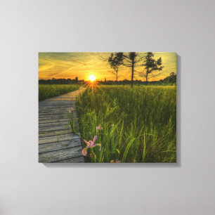 Toile Sunset des Prairies