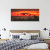 Toile Sunset Eye 2106 Art (Insitu(Chambre))