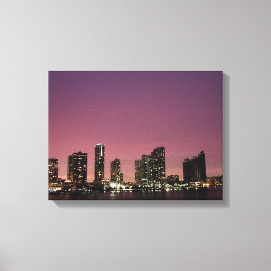 Toile Sunset light over (Recto)