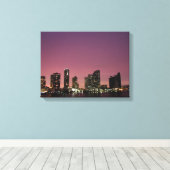 Toile Sunset light over (Insitu (Plancher de Bois))