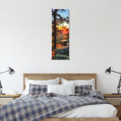 Toile Sunset Mogollon Rim Arizona Pine Trees 12x36 (Insitu(Chambre))