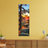 Toile Sunset Mogollon Rim Arizona Pine Trees 12x36 (Insitu(Salon))
