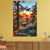 Toile Sunset Mogollon Rim Arizona Pine Trees 40x60 (Insitu(Salon))
