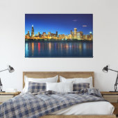 Toile Sunset Skyline de Chicago (Insitu(Chambre))