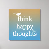 Toile Sunset Think Happy (Recto)