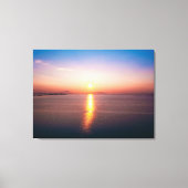 Toile Sunset Tranquility Over Calm Waters (Recto)