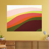 Toile Sunset Vibes Art Abstrait 206 (Insitu(Salon))