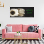 Toile Sunshine avec poème (Insitu(Salon))