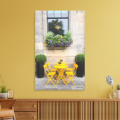 Toile Sunshine Bistro - Photographie couleur originale (Insitu(Salon))