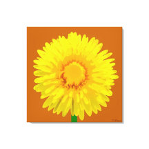Toile "Sunshine Flower" Design d'impression.
