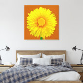 Toile "Sunshine Flower" Design d'impression. (Insitu(Chambre))
