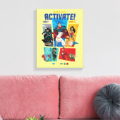 Toile Super-Animaux & Justice League - Activez ! (Insitu(Salon))