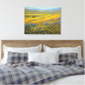 Toile Super Blooms en Californie, Carrizo Plains (Insitu(Chambre))