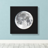 Toile Super Lune | Mendota Heights Minnesota (Insitu (Plancher de Bois))