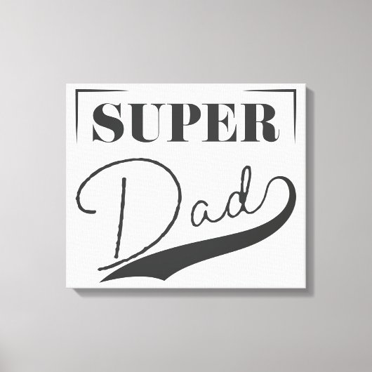 Toile Super papa (Recto)